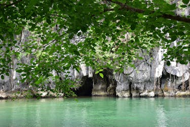 Private underground river tour with Ugong Rock cave and zip line
